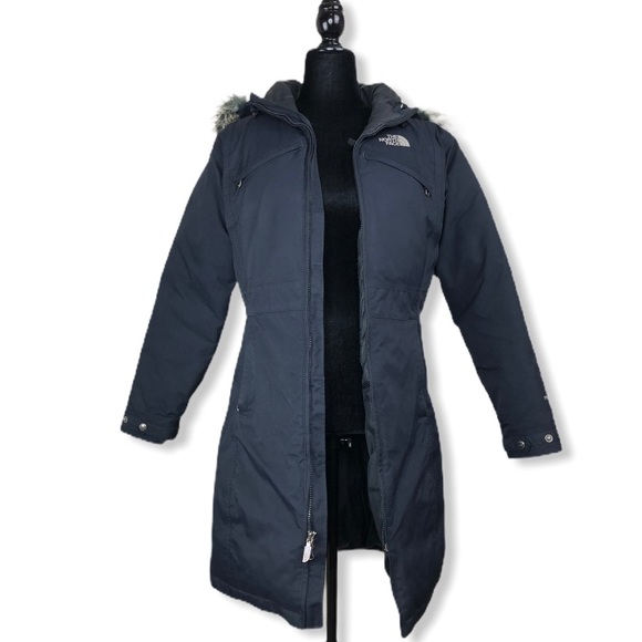 COPY - The North Face TNF Goose Down Black Parka Jacket - Picture 6 of 13